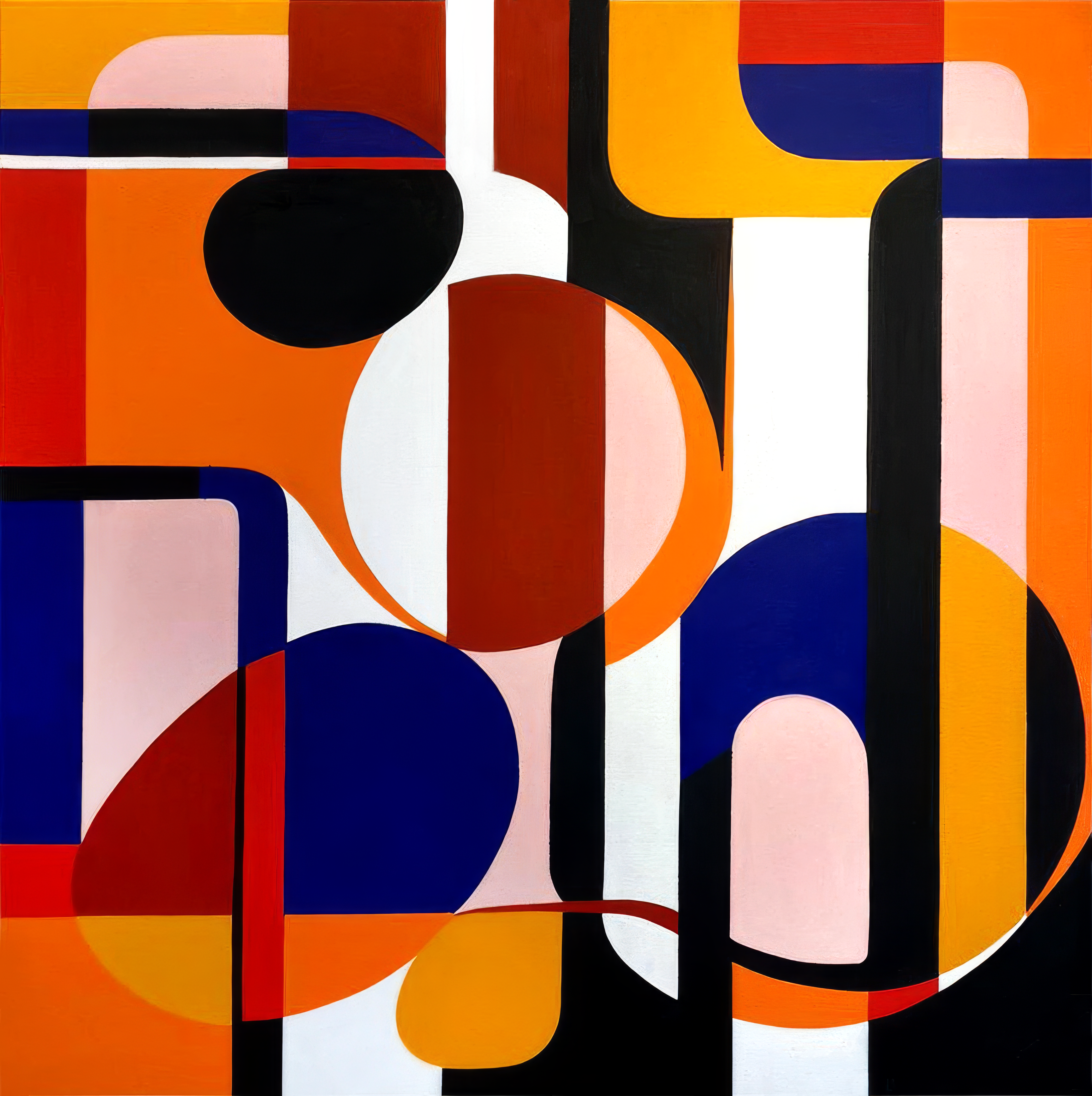 Threads of Infinity, original abstract painting by Sarah Main, 2024